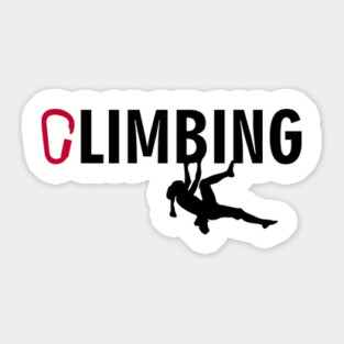 Rock Climbing Adventure Mountain Life Sticker