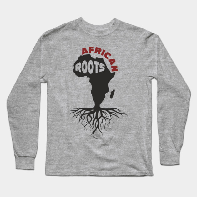 African Roots Black Culture Pride Long Sleeve T-Shirt by Anticorporati