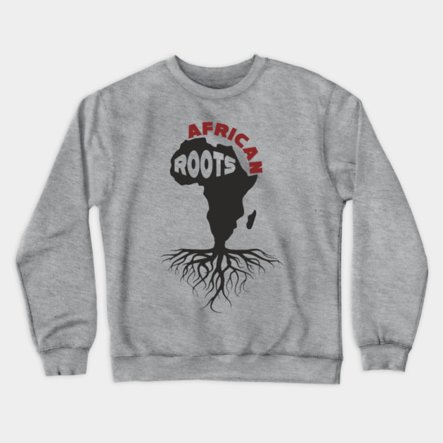 African Roots Black Culture Pride Crewneck Sweatshirt by Anticorporati
