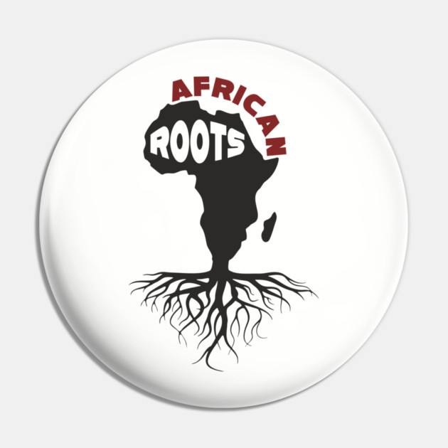 African Roots Black Culture Pride Pin by Anticorporati