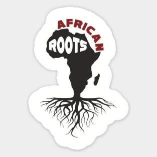 African Roots Black Culture Pride Sticker