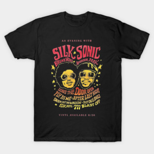 Bruno Mars Legendary Showman | Vintage Style Music Poster T-Shirt