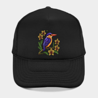 Vibrant African Pygmy Kingfisher Design Hat