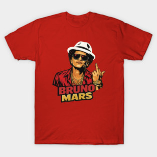 Bruno Mars vector style T-Shirt