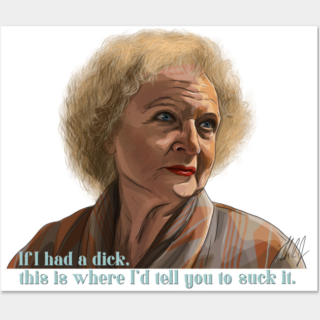 Lake Placid: If I had a dick Wall Art by 51Deesigns