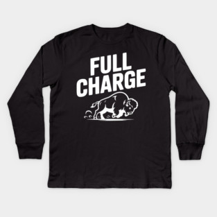 Full Charge Kids Long Sleeve T-Shirt