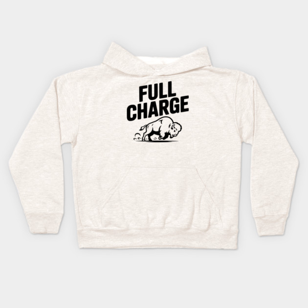 Full Charge Kids Hoodie by Frank Ring