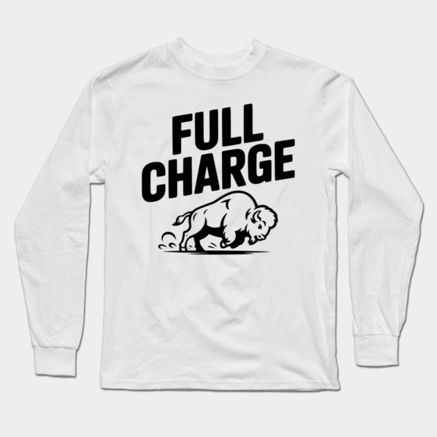 Full Charge Long Sleeve T-Shirt by Frank Ring