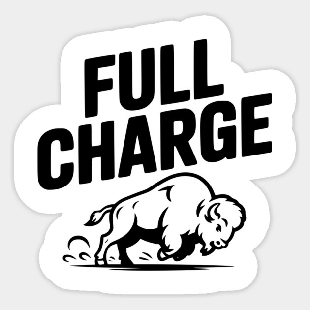 Full Charge Sticker by Frank Ring