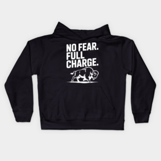 No Fear. Full Charge. Kids Hoodie