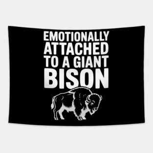 Emotionally Attached to a Giant Bison Tapestry