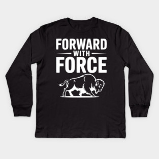 Forward with Force Kids Long Sleeve T-Shirt