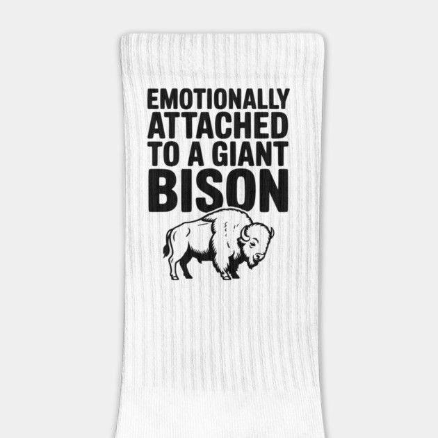 Emotionally Attached to a Giant Bison by Frank Ring