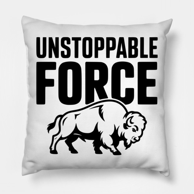 Unstoppable Force Pillow by Frank Ring