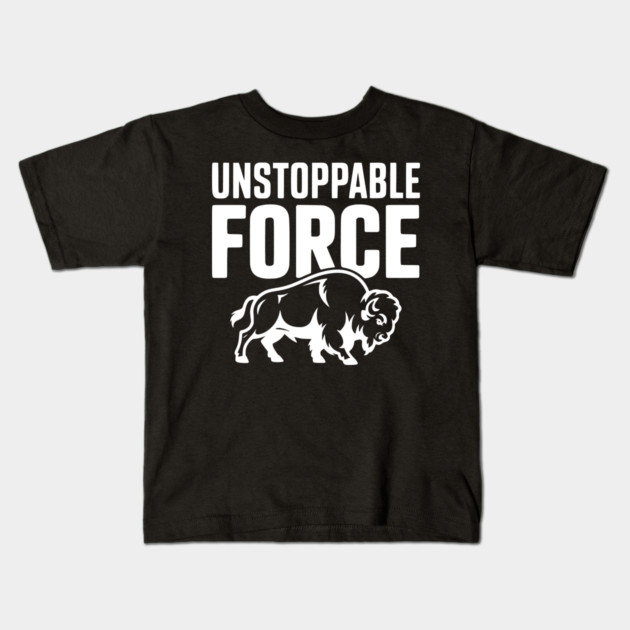 Unstoppable Force Kids T-Shirt by Frank Ring