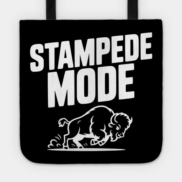 Stampede Mode Tote by Frank Ring