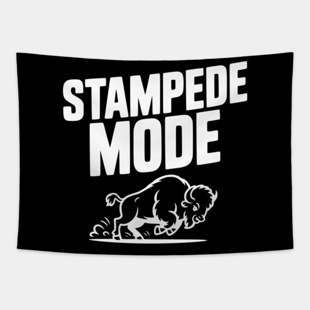 Stampede Mode Tapestry by Frank Ring