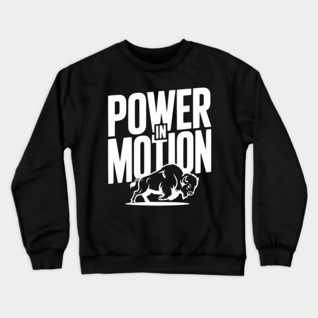 Power in Motion Crewneck Sweatshirt by Frank Ring