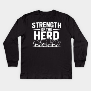 Strength of the Herd Kids Long Sleeve T-Shirt