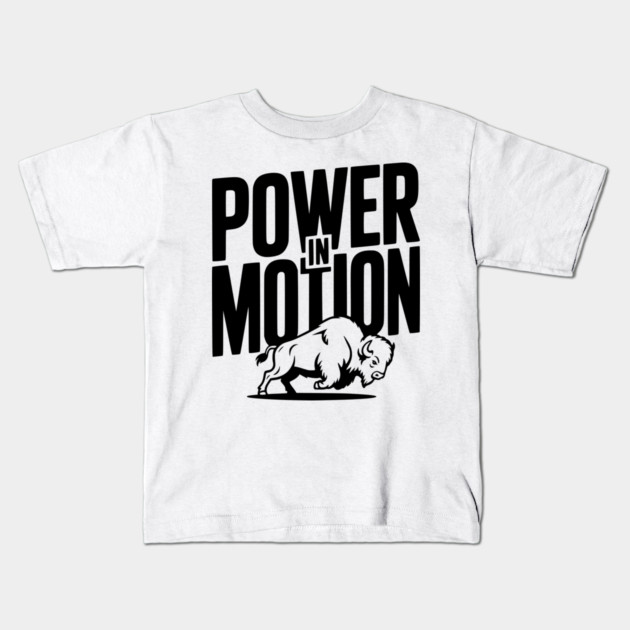 Power in Motion Kids T-Shirt by Frank Ring