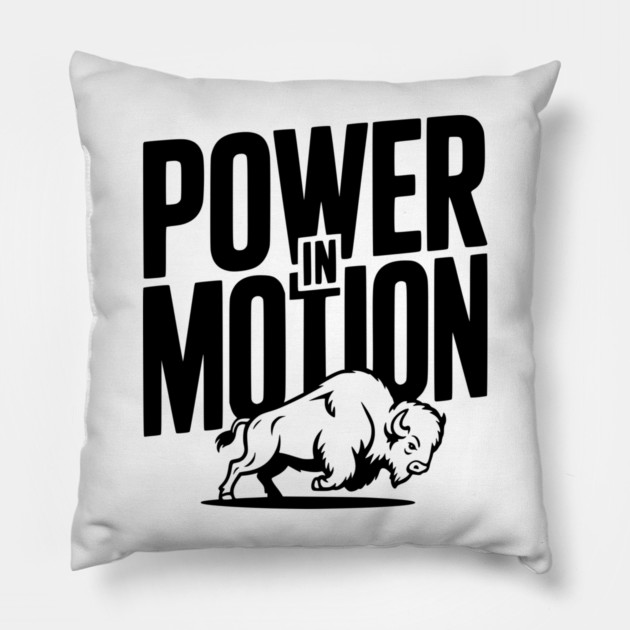 Power in Motion Pillow by Frank Ring