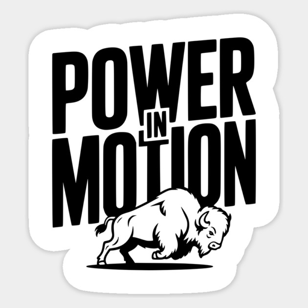 Power in Motion Sticker by Frank Ring