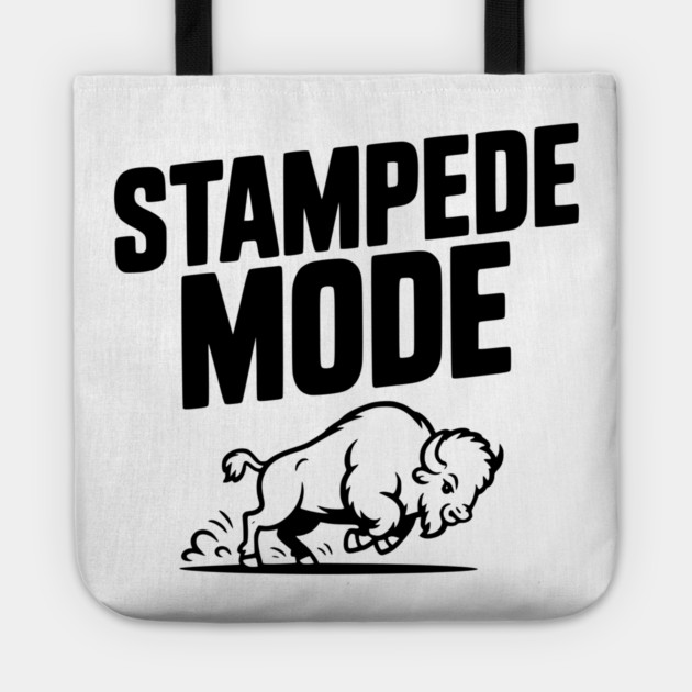 Stampede Mode Tote by Frank Ring