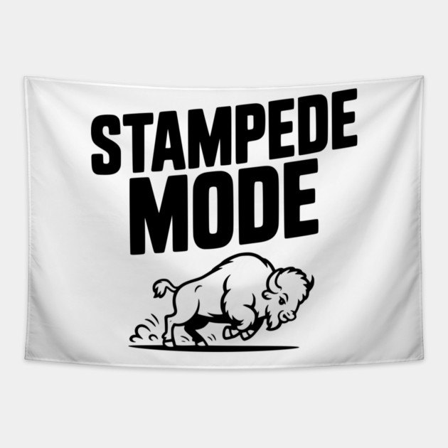 Stampede Mode Tapestry by Frank Ring