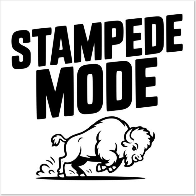 Stampede Mode Wall Art by Frank Ring