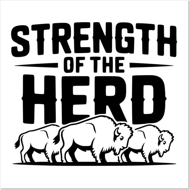 Strength of the Herd Wall Art by Frank Ring
