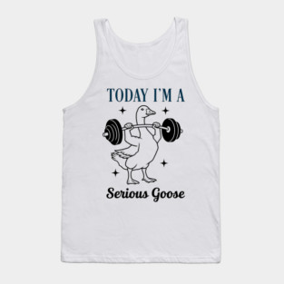 Serious-Goose-Gym-Meme Tank Top