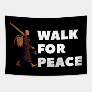 Walk for Peace - Spiritual Journey and Peaceful Path Tapestry