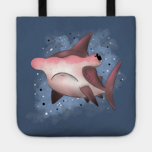 Grumpy Hammerhead Shark Tote
