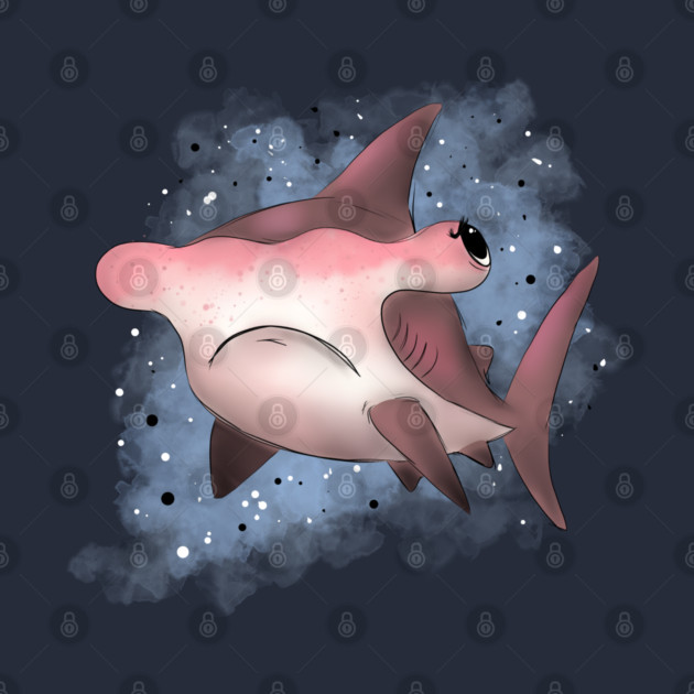 Grumpy Hammerhead Shark by H. R. Sinclair