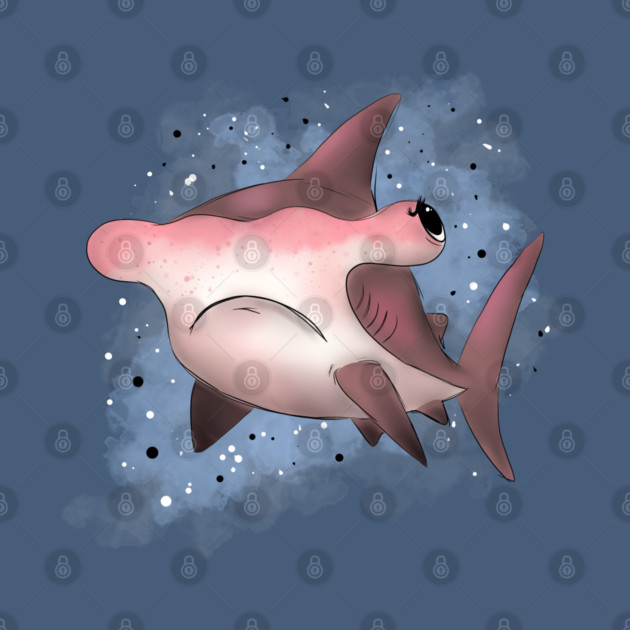 Grumpy Hammerhead Shark by H. R. Sinclair