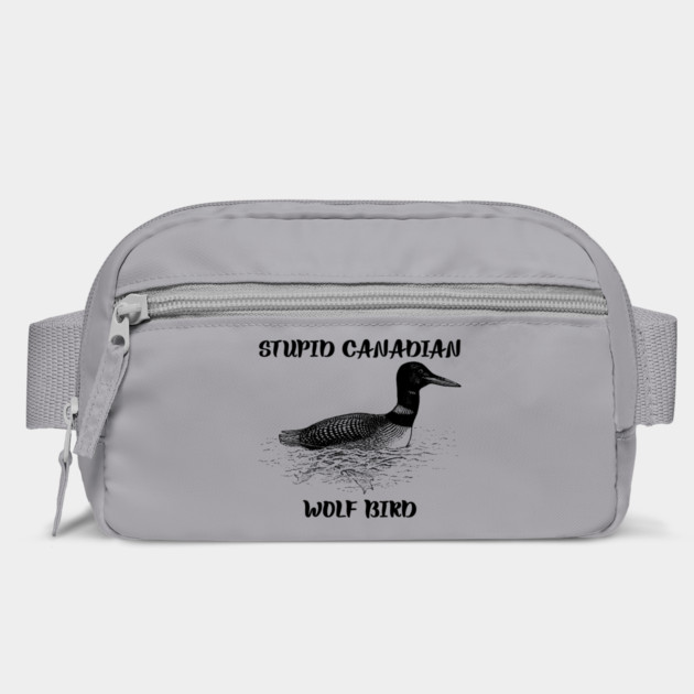 Stupid Canadian Wolf Bird by Creatifly Graphic Tees