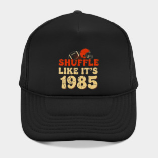 Shuffle Like It's 1985 | Retro Football Helmet Design Hat