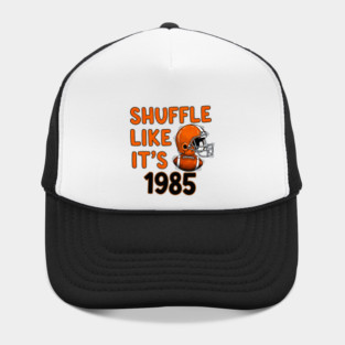 Shuffle Like It's 1985 | Retro Football Helmet Design Hat