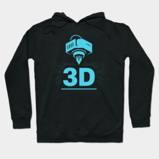 3D-Printing 3D Filament G28 CNC 3D-Scan 3D-Printer Hoodie