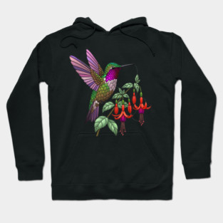 Anna's Hummingbird Fuchsia Aesthetic Hoodie