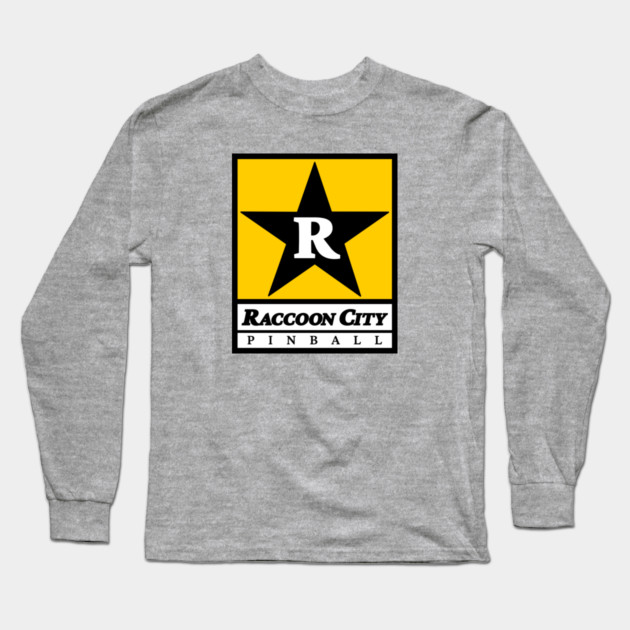 Raccoon City Rock Star Long Sleeve T-Shirt by DRI374