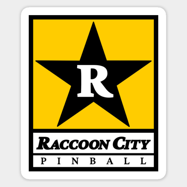 Raccoon City Rock Star Sticker by DRI374