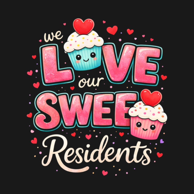 We Love Our Sweet Residents Nursing Home Caregiver by ArtistTee ⭐⭐⭐⭐⭐