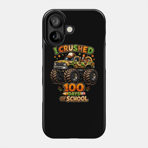 I Crushed 100 Days Of School Teacher Celebration Phone Case by ArtistTee ⭐⭐⭐⭐⭐