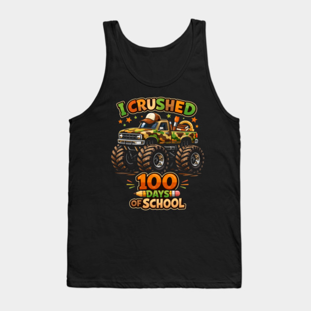 I Crushed 100 Days Of School Teacher Celebration Tank Top by ArtistTee ⭐⭐⭐⭐⭐