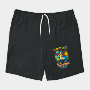 100th Day Gone Cruising 2026 Dinosaur Celebration Shorts