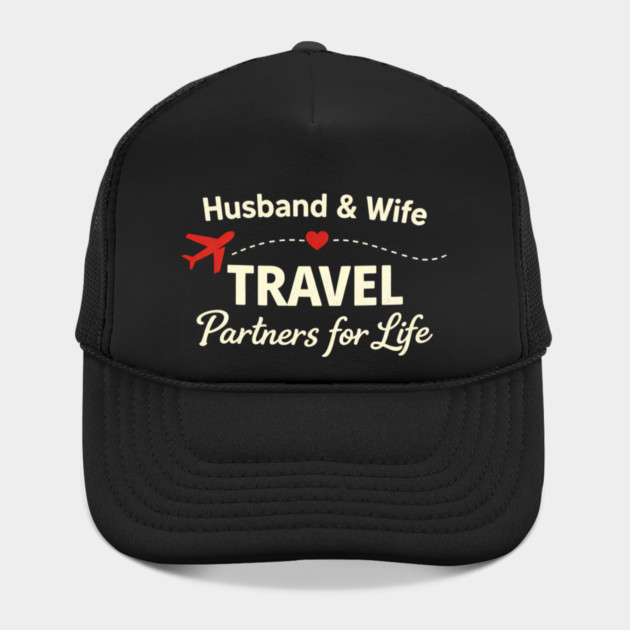 Husband & Wife Travel Partners for Life by ArtistTee ⭐⭐⭐⭐⭐