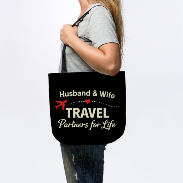 Husband & Wife Travel Partners for Life by ArtistTee ⭐⭐⭐⭐⭐