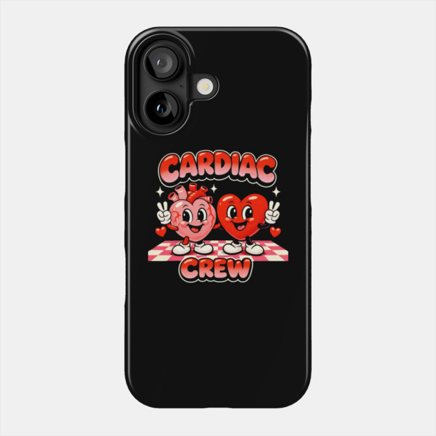 Cardiac Crew Medical Staff Funny Phone Case by ArtistTee ⭐⭐⭐⭐⭐
