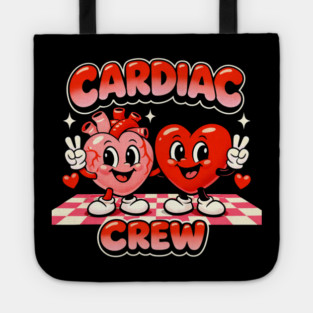 Cardiac Crew Medical Staff Funny Tote